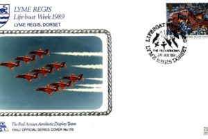 Red Arrows cover Lyme Regis 1989