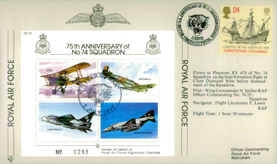 74 Squadron cover 
