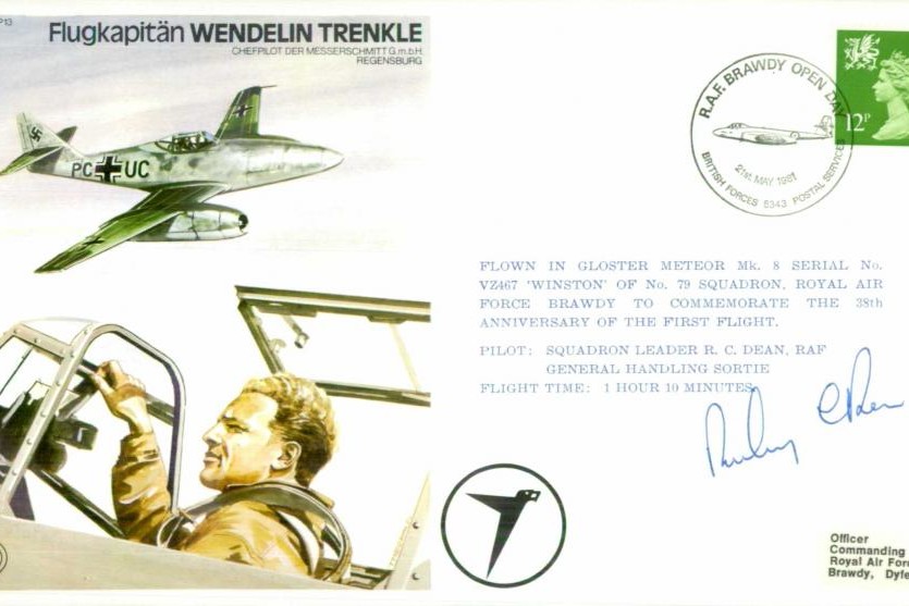 Flugkapitan Wendelin Trenkle the Test Pilot cover Sgd R C Dean