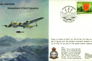 Avro Lancaster cover Disbandment of 617 Squadron