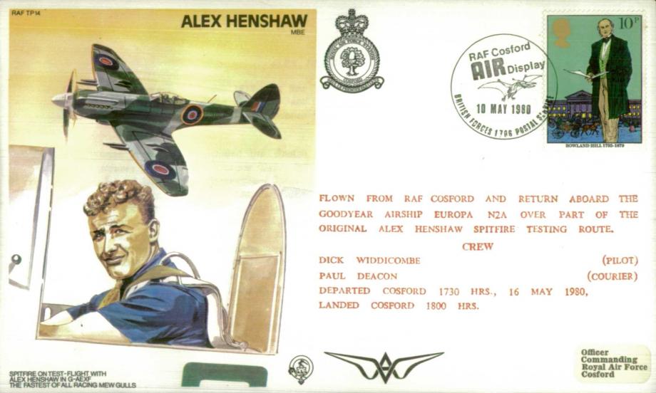 Alex Henshaw the Test Pilot cover