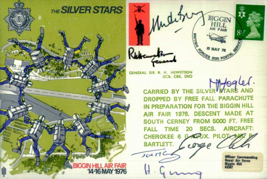 Silver Stars cover Sgd Gen Hewetson