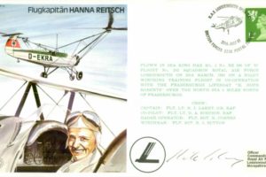 Flugkapitan Hanna Reitsch the Test Pilot cover Sgd M J Lakey