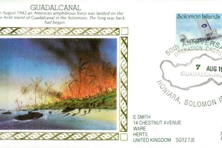 Benham Silks cover. Guadalcanal