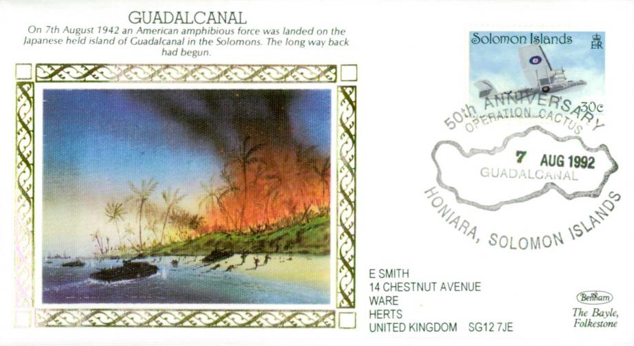 Benham Silks cover. Guadalcanal