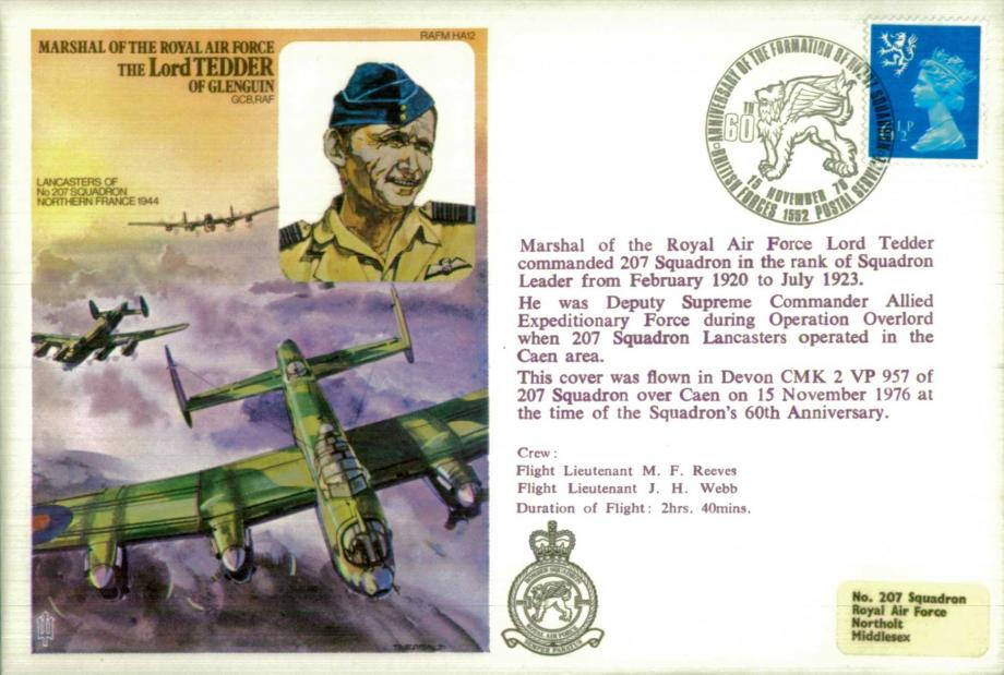 MRAF Lord Tedder cover