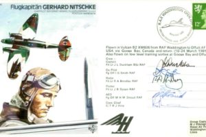 Flugkapitan Gerhard Nitschke the Test Pilot cover Sgd crew of 6