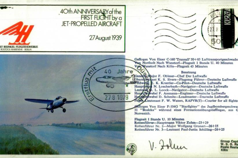 First Flight by a Jet Propelled Aircraft cover