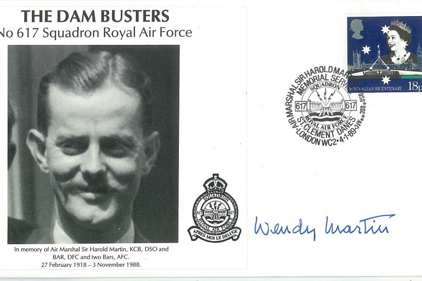 Dambusters 617 Squadron Cover Signed Wendy Martin