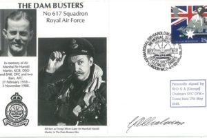 Dambusters 617 Squadron Cover Signed G A George Chalmers Dams Raid