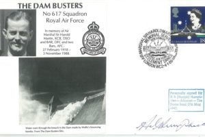 Dambusters 617 Squadron Cover Signed Adj Humph Humphries