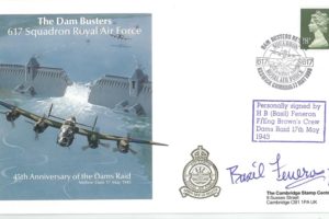 Dambusters 617 Squadron Cover Signed Basil Feneron Dams Raid