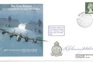 Dambusters 617 Squadron Cover Signed Adj Humphries 617