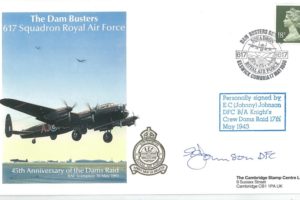 Dambusters 617 Squadron Cover Signed E C Johnson Dams Raid