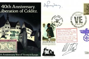 Colditz Cover Signed J Pumphrey And D Moir