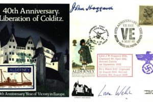Colditz Cover Signed J Hoggard And L Welch