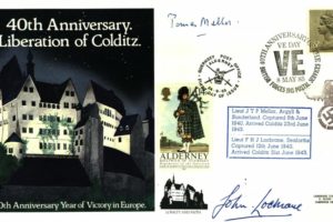 Colditz Cover Signed J Mellor And F Lochrane