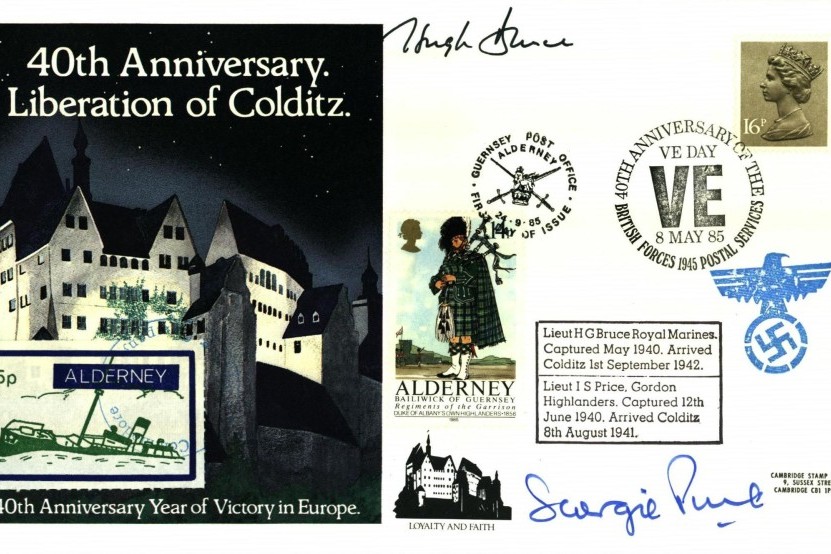 Colditz Cover Signed H G Bruce And I S Price