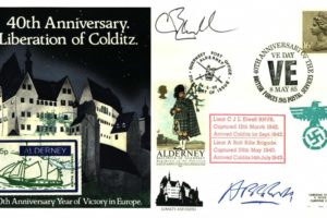Colditz Cover Signed C Elwell and A Rolt