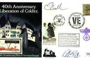 Colditz Cover Signed C Elwell And A Rolt