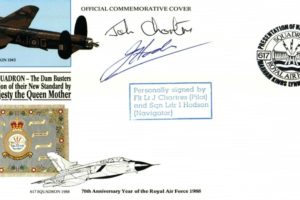 Dambusters 617 Squadron cover Signed Chartres and Hodson