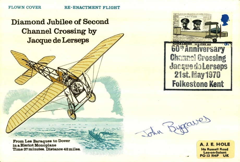 Bleriot Monoplane Sgd John Bygraves