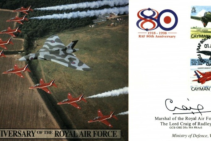 Red Arrows cover Sgd MRAF Lord Craig