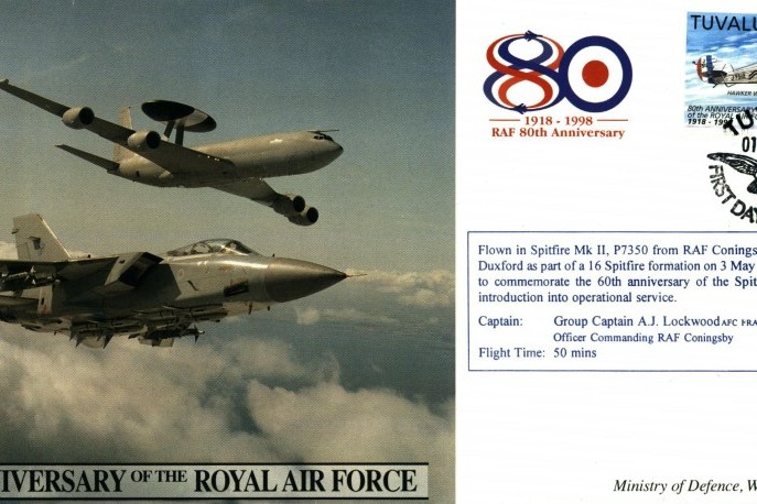80th Anniversary of the RAF cover FDC