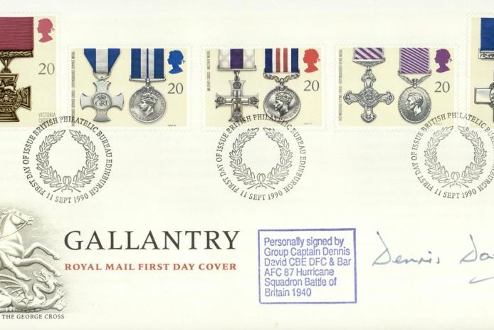 Battle of Britain cover Sgd D David a BoB Pilot 87 Sq