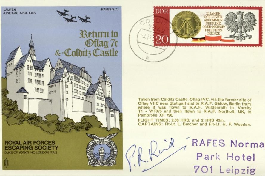 Colditz Cover Signed P R Reid