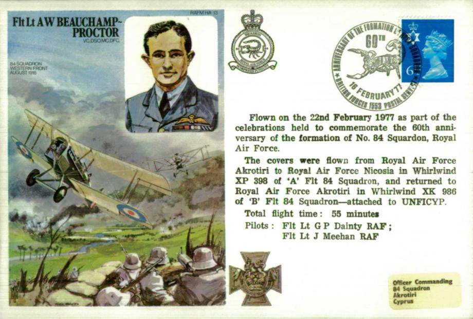 Fl Lt A.W Beauchamp-Proctor VC cover