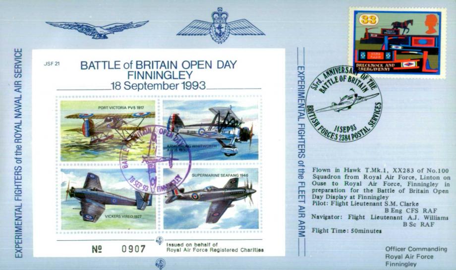 BoB Open Day at RAF Finnigley 1993 cover