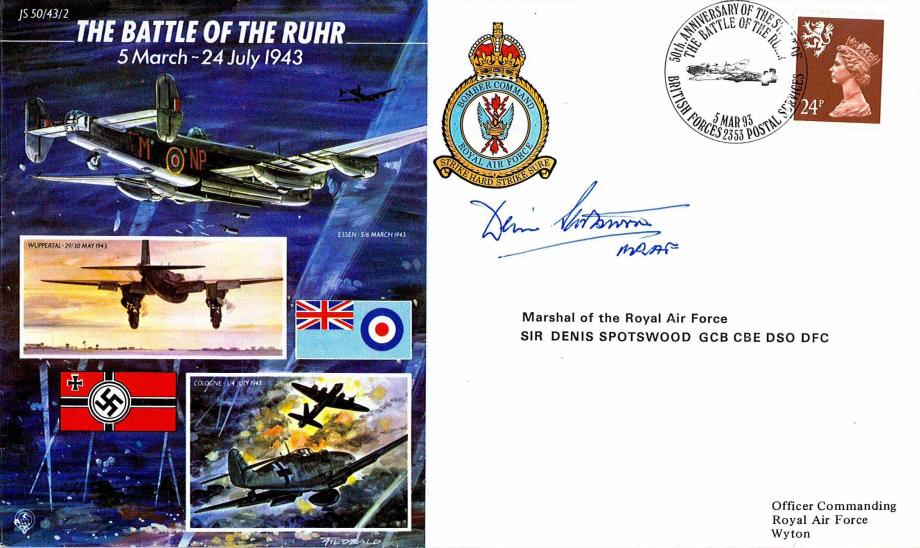 Battle of the Ruhr cover Sgd Sir D Spotwood