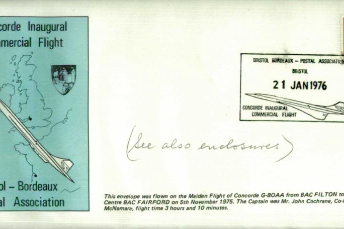 Concorde cover Bristol-Bordeaux