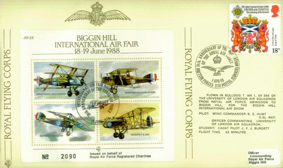 Biggin Hill air Fair 1988 cover 