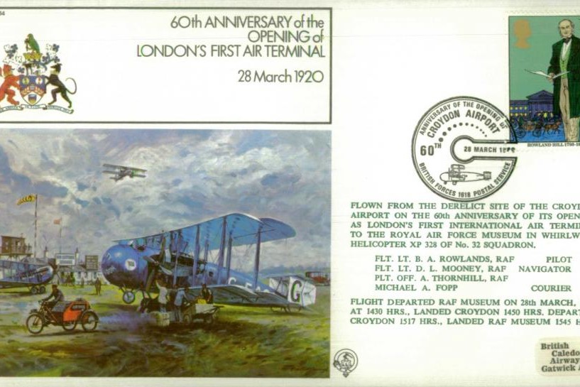 London's first air terminal at Croydon cover