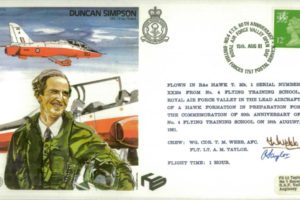 Duncan Simpson the Test Pilot cover Sgd T M Webb and A M Taylor