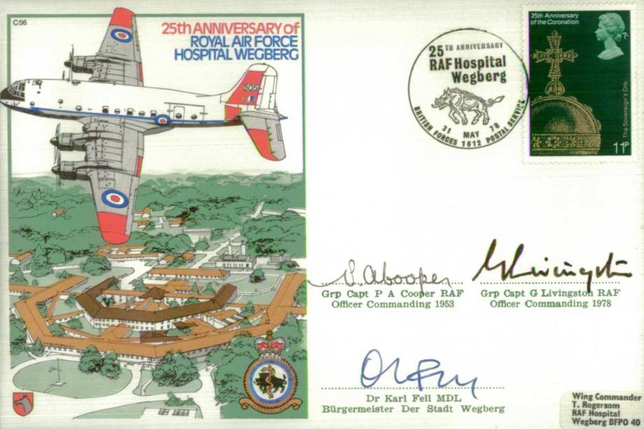 RAF Hospital Wegberg cover Sgd Cooper Livingstone and Fell
