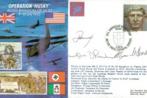 Allied Invasion of Sicily Crew signed