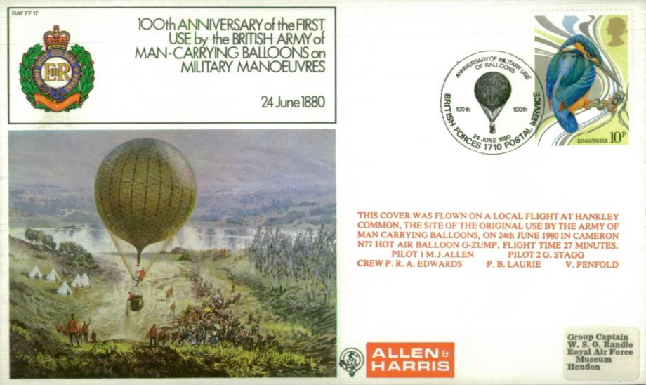 Balloons on manoeuvres cover