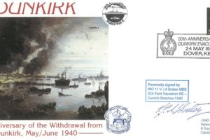 Dunkirk cover Sgd V J A Britton