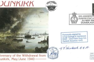 Dunkirk cover Sgd G E Hambrook