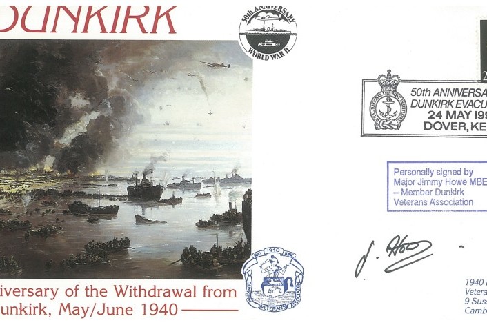 Dunkirk cover Sgd J Howe