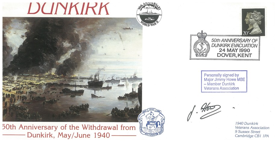Dunkirk cover Sgd J Howe