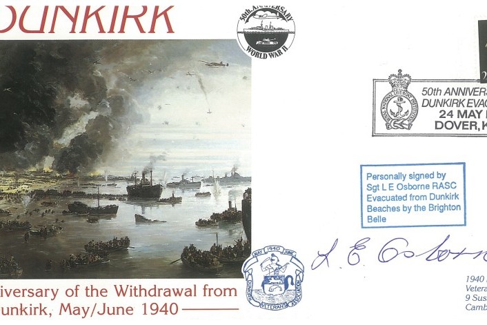 Dunkirk cover Sgd L E Osborne
