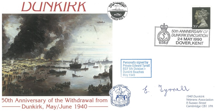 Dunkirk cover Sgd E Tyrrell