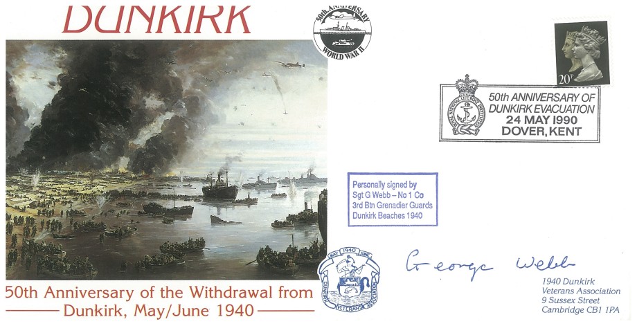 Dunkirk cover Sgd G Webb