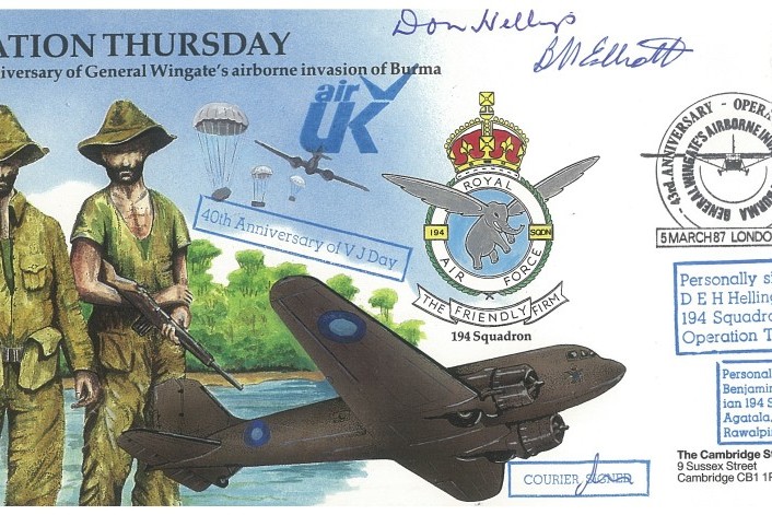 Operation Thursday cover Sgd D E H Hellings B Elliott