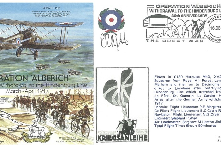 Operation Alberich cover Sgd P R Margetts