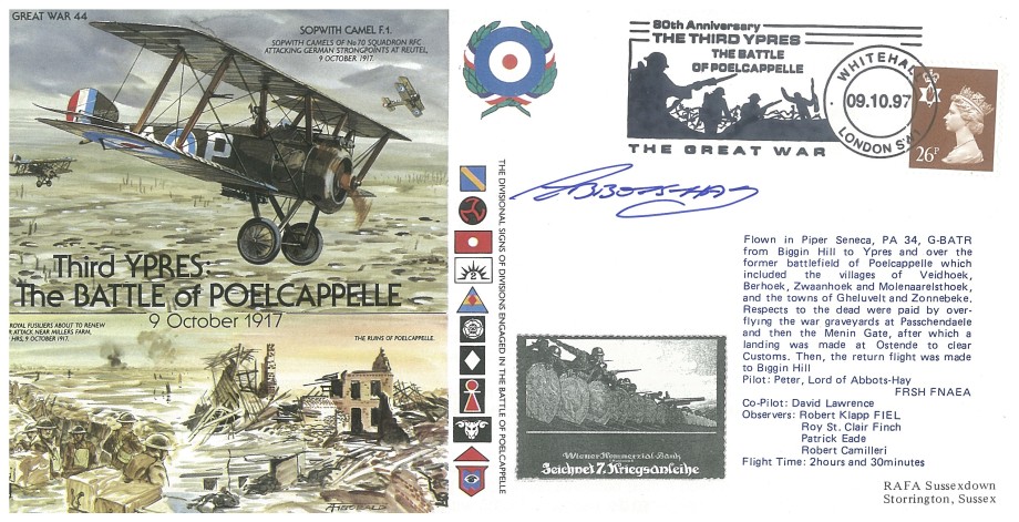 Ypres - The Battle of Poelcappelle cover Sgd Captain